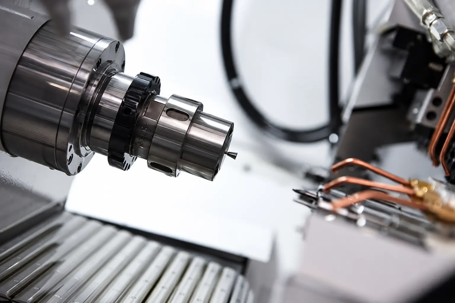 Precision CNC machining equipment used for Osstem compatible restorative components